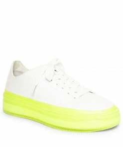 SteveMadden NEO WHITE/YELLOW WOMEN’S SHOES