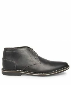 SteveMadden HARKEN BLACK LEATHER