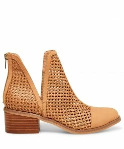 SteveMadden WOMEN’S SHOES HOLLIS COGNAC NUBUCK