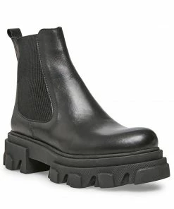 Recurate Platforms ZAINA BLACK LEATHER - SM REBOOTED