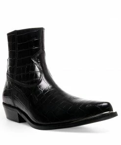 SteveMadden CAPRICORN BLACK CROCODILE