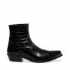 SteveMadden CAPRICORN BLACK CROCODILE