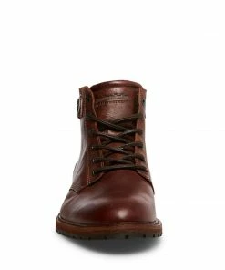 SteveMadden HAMILTON BROWN LEATHER MEN'S