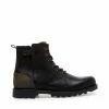 SteveMadden HOBART BLACK LEATHER