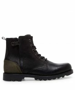 SteveMadden HOBART BLACK LEATHER