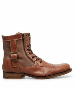 SteveMadden SIDETRACK COGNAC LEATHER