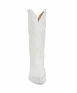 SteveMadden WEST WHITE LEATHER Pre-Order