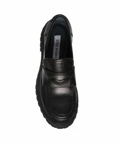 SteveMadden Shop All LAWRENCE BLACK LEATHER