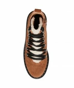SteveMadden RAINIER CHESTNUT SUEDE WOMEN’S SHOES