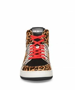 SteveMadden MEN'S RAJAH LEOPARD MULTI