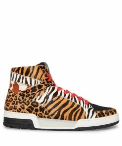 SteveMadden MEN'S RAJAH LEOPARD MULTI