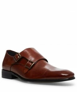 SteveMadden BEAUMONT COGNAC LEATHER MEN'S