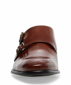 SteveMadden BEAUMONT COGNAC LEATHER MEN'S