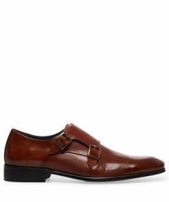 SteveMadden BEAUMONT COGNAC LEATHER MEN'S