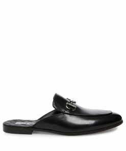 SteveMadden DAZLING BLACK LEATHER