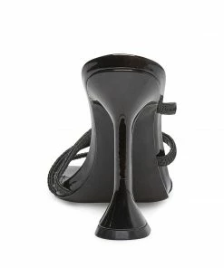 SteveMadden WOMEN’S SHOES FLARED BLACK