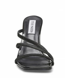 SteveMadden WOMEN’S SHOES FLARED BLACK