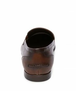 SteveMadden LYONS BROWN LEATHER MEN'S