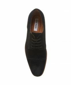 SteveMadden PERLY BLACK SUEDE MEN'S