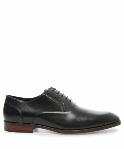SteveMadden MEN'S PREACH BLACK LEATHER