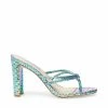 SteveMadden UNREAL TURQUOISE SNAKE WOMEN’S SHOES