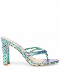 SteveMadden UNREAL TURQUOISE SNAKE WOMEN’S SHOES