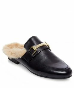 SteveMadden WOMEN’S SHOES KHLOE BLACK LEATHER