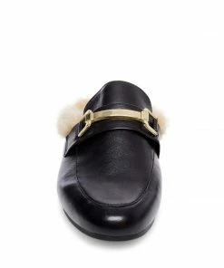 SteveMadden WOMEN’S SHOES KHLOE BLACK LEATHER