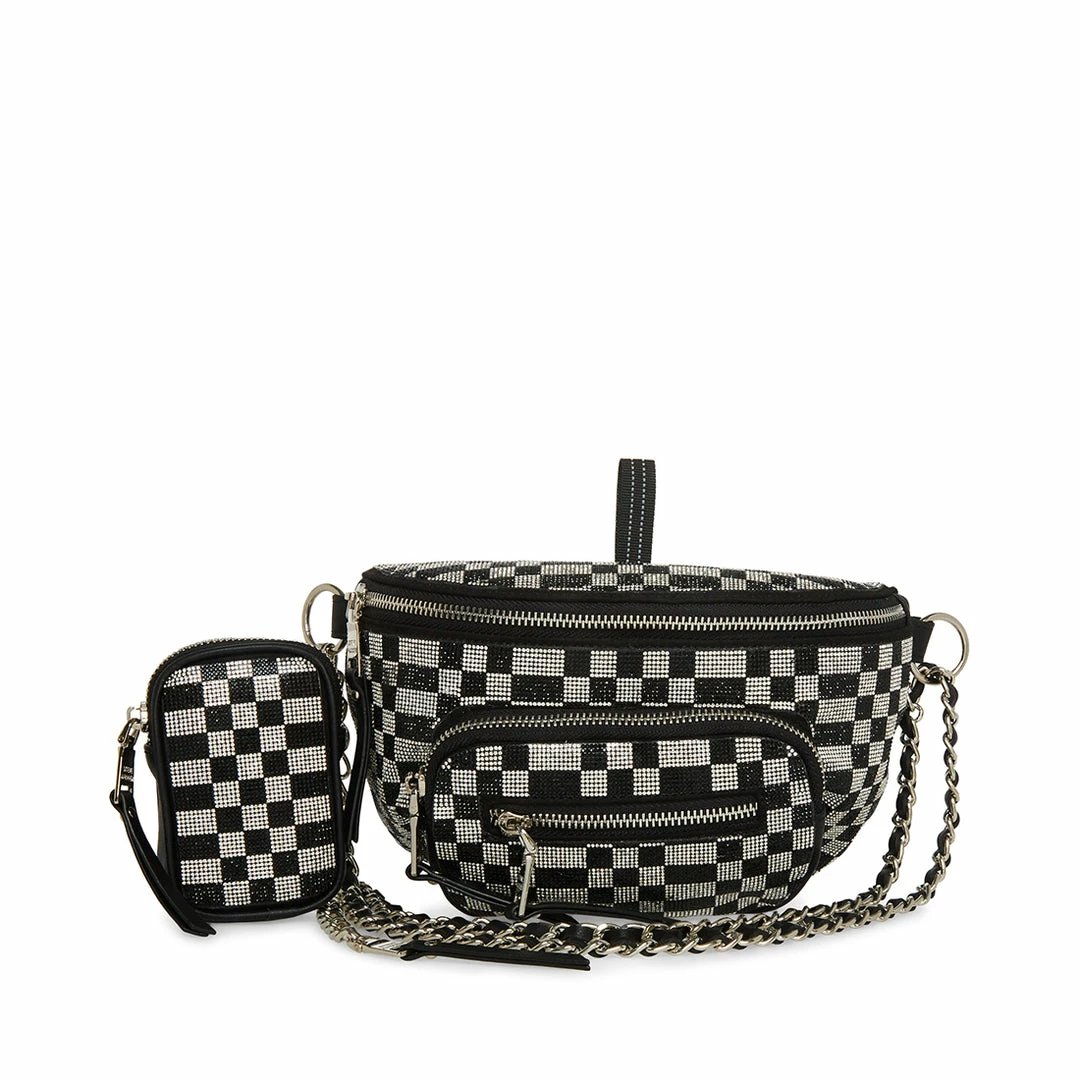 SteveMadden RHINESTONES BMAXIMAR BLACK/SILVER