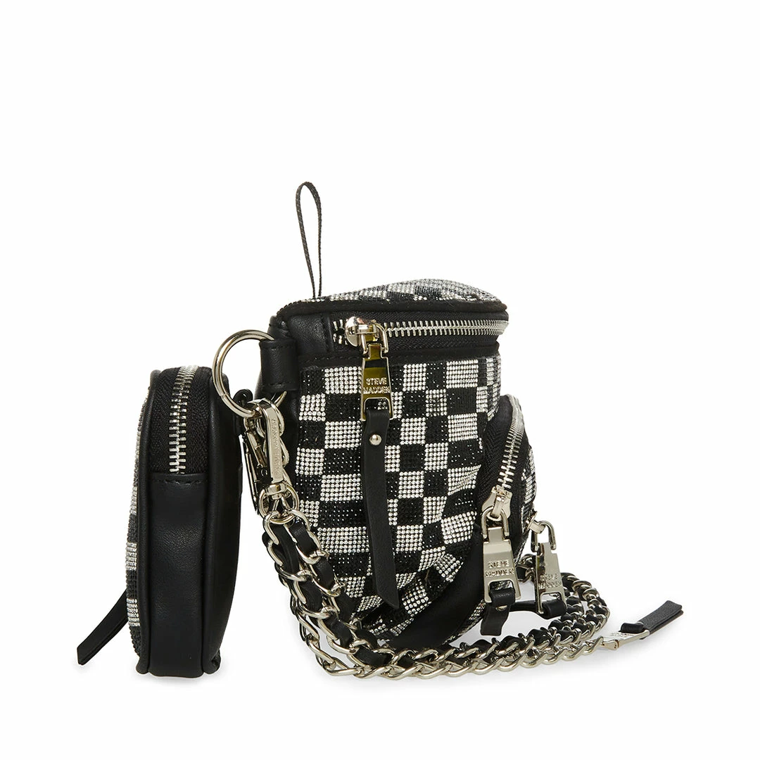 SteveMadden RHINESTONES BMAXIMAR BLACK/SILVER