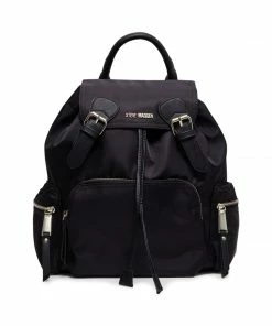 SteveMadden NYLON BACKPACK BLACK