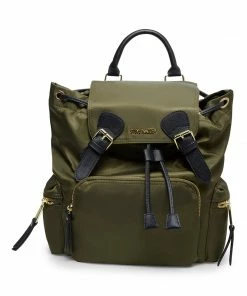 SteveMadden Shop All NYLON BACKPACK OLIVE