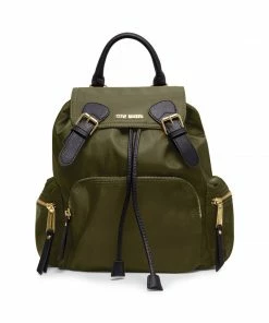 SteveMadden Shop All NYLON BACKPACK OLIVE
