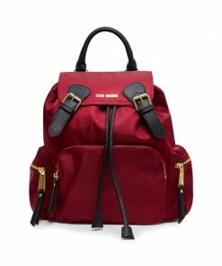 SteveMadden NYLON BACKPACK WINE