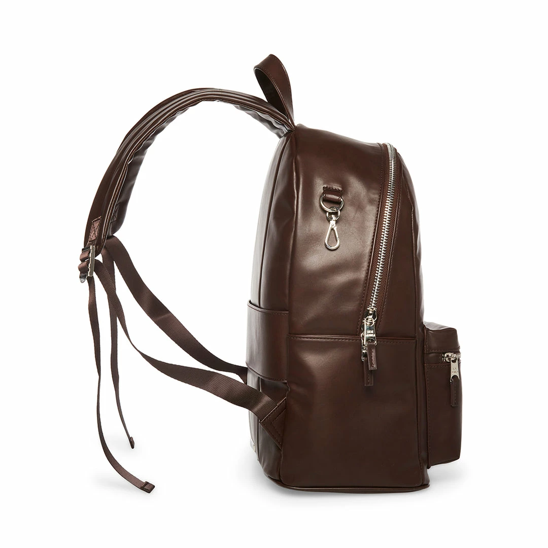 SteveMadden HANDBAGS FAUX LEATHER BACKPACK BROWN