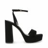 SteveMadden LESSA BLACK SUEDE The Wedding Edit