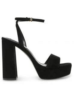 SteveMadden LESSA BLACK SUEDE The Wedding Edit