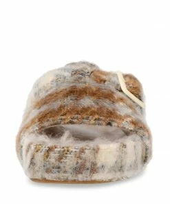 SteveMadden RIZZLE BEIGE PLAID