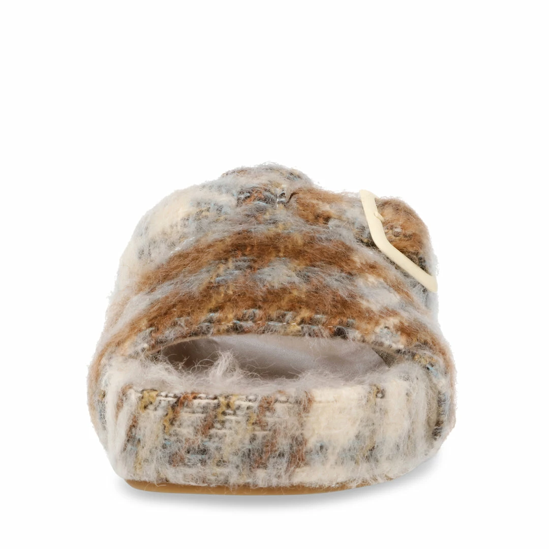 SteveMadden RIZZLE BEIGE PLAID