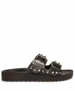 SteveMadden Rhinestones TEDDY-P BLACK