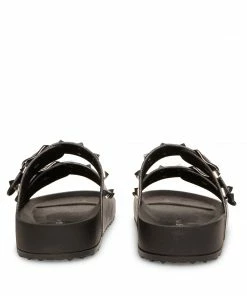 SteveMadden Rhinestones TEDDY-P BLACK