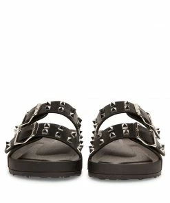 SteveMadden Rhinestones TEDDY-P BLACK