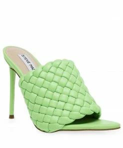 STEVEMADDEN WOMEN’S SHOES FATEFUL LIGHT GREEN