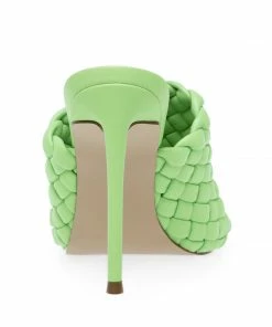 STEVEMADDEN WOMEN’S SHOES FATEFUL LIGHT GREEN