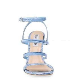 SteveMadden RHONDA BLUE CROCODILE