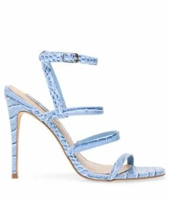 SteveMadden RHONDA BLUE CROCODILE
