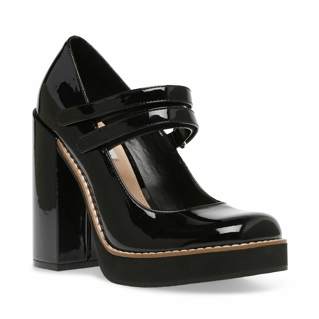 SteveMadden TWICE BLACK PATENT