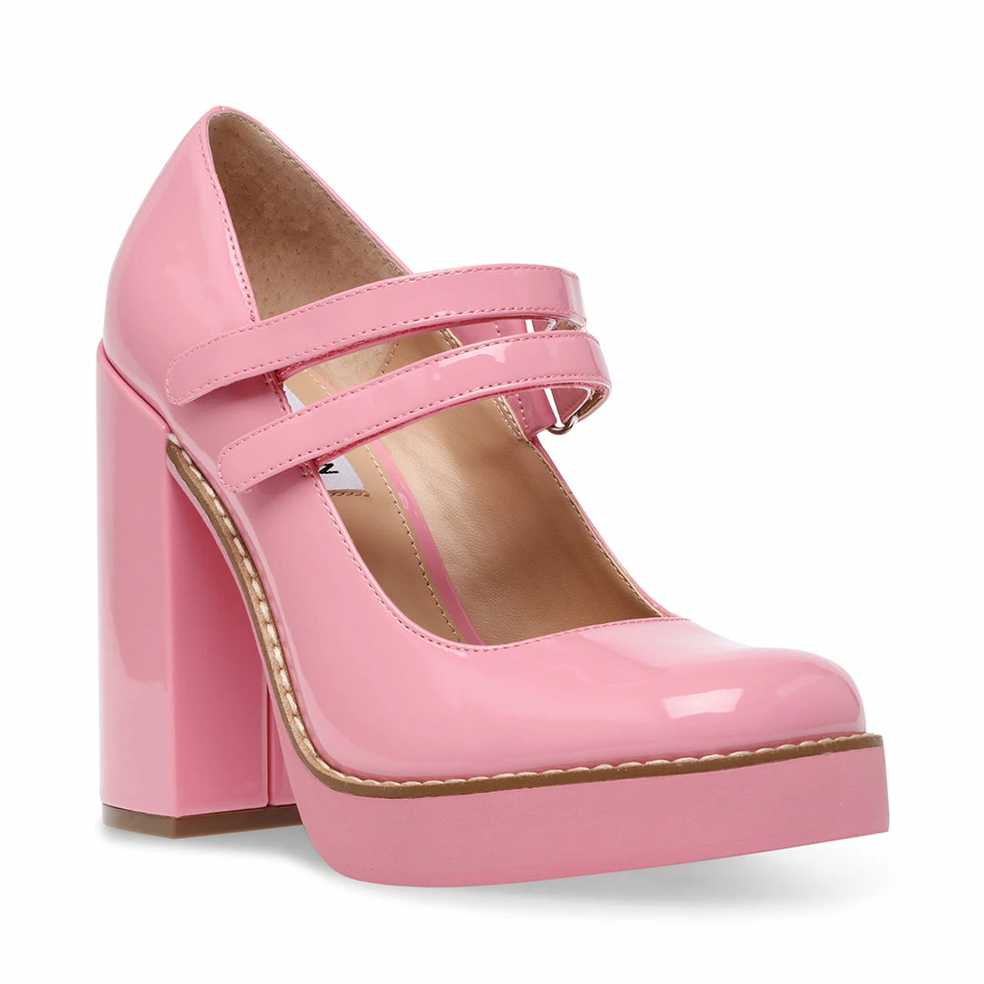SteveMadden WOMEN’S SHOES TWICE PINK PATENT