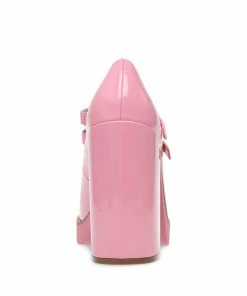 SteveMadden WOMEN’S SHOES TWICE PINK PATENT