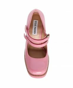SteveMadden WOMEN’S SHOES TWICE PINK PATENT